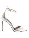 Tom Ford Women Silver Leather Heels, 7.5 Luxury Pumps & Heels For Women Darveys In Silver
