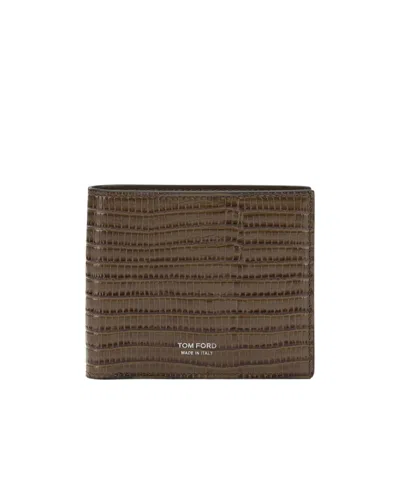 Tom Ford 'tejus T Line' Wallet In Red