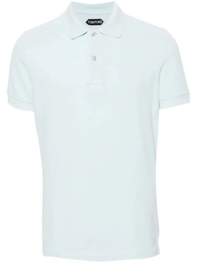 Tom Ford Polo In Blue