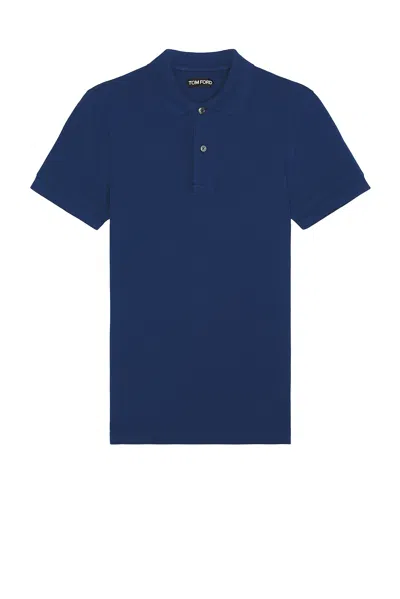 TOM FORD TENNIS PIQUET SHORT SLEEVE POLO