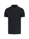 Tom Ford Black Short-sleeves Polo In Cotton Piquet Jersey Man