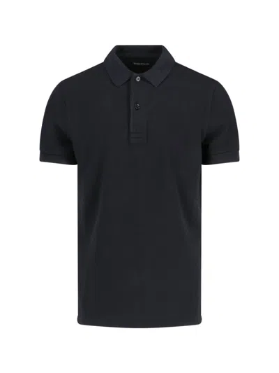 TOM FORD TENNIS" POLO SHIRT - BLACK