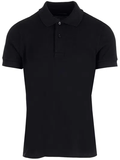 Tom Ford Tennis Polo Shirt Black