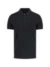 Tom Ford Black Short-sleeves Polo In Cotton Piquet Jersey Man