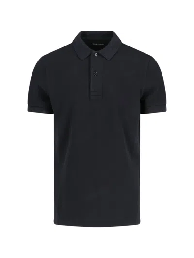 TOM FORD TOM FORD "TENNIS" POLO SHIRT – BLACK