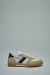 Tom Ford Terence Leather And Suede Sneakers In Beige
