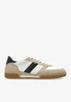 Tom Ford Terence Leather And Suede Sneakers In Beige