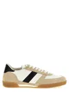 Tom Ford Multicolor Leather And Suede Terence Sneakers In Black