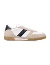 Tom Ford Terence Leather And Suede Sneakers In Multicolour