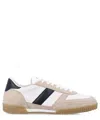 Tom Ford Terence Leather And Suede Sneakers In White