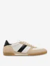 Tom Ford Terence Leather And Suede Sneakers In Beige