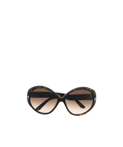 Tom Ford Terra Jackie O Sunglasses In Black