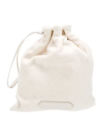 Pre-owned Tom Ford Terry Cloth Bucket Bag In Neutral