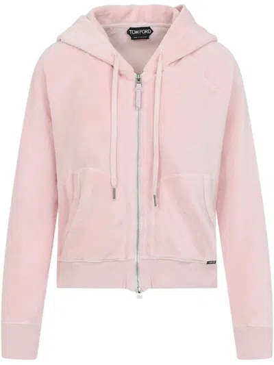 TOM FORD TERRY-CLOTH HOODIE