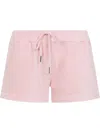 Tom Ford Pale Salmon Pink Cotton Towelling Shorts In 粉色