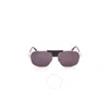 Tom Ford Tex 62mm Navigator Sunglasses In Gold / Rose / Rose Gold