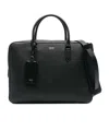 Tom Ford Zippered Shoulder Bag For Carrying Documents In Black