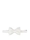 Tom Ford Papillon Annodato In Seta In White