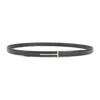 Tom Ford Textured Calf Leather Belt With Gold-tone T-buckle In Black
