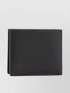Tom Ford Textured Calf Leather Bi-fold Wallet In Black