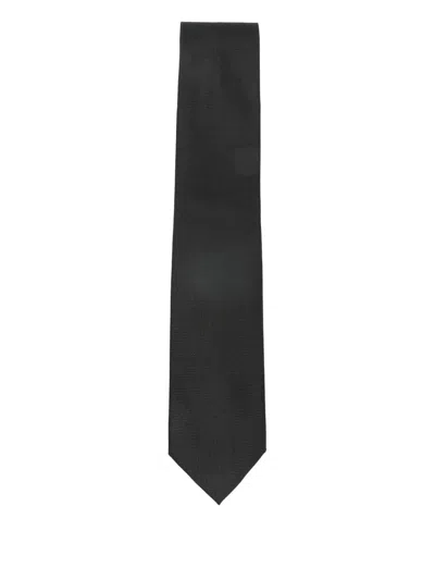 Tom Ford Textured-finish Tie In Black