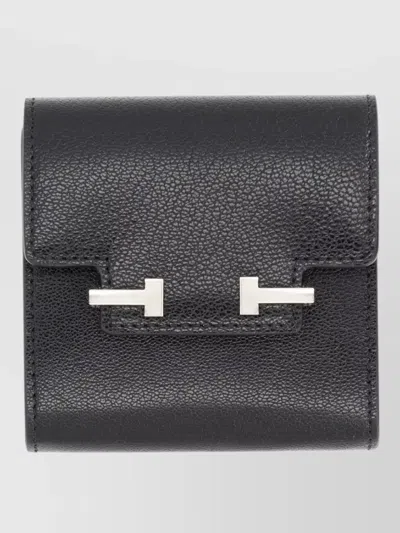 Tom Ford Textured Leather Purse And Matching Cardholder In Black