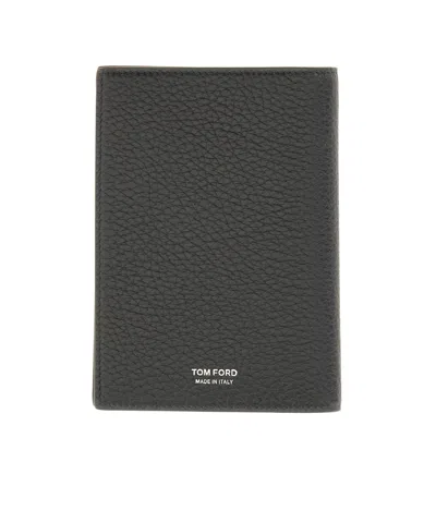 Tom Ford Textured Leather Wallet In No