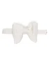 Tom Ford Textured Silk Bow Tie In Weiss
