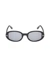 Tom Ford Eyewear Iggy Oval Frame Sunglasses In Blue