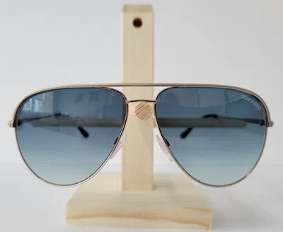 Pre-owned Tom Ford Tf-466 Erin Sunglasses Silver 29p Authentic In Gray