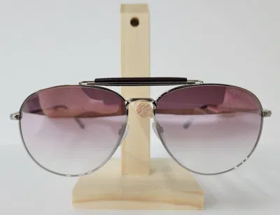 Pre-owned Tom Ford Tf-536 Sean Sunglasses Palladium 16z Authentic In Silver