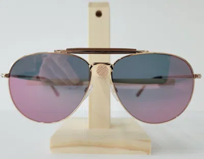 Pre-owned Tom Ford Tf-536 Sean Sunglasses Rose Gold 28z Authentic In Pink