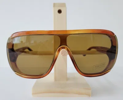 Pre-owned Tom Ford Tf-559 Porfirio Sunglasses Brown 53e Authentic