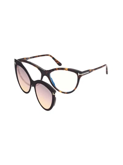 Tom Ford Tf 5772-b - With Clip On Glasses In Multi