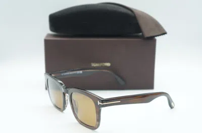 Pre-owned Tom Ford Tf 751 55e Dax Brown Authentic Sunglasses Frames 50-22
