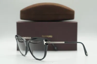 Pre-owned Tom Ford Tf 821 01b Kira Black Grad Smoke Authentic Sunglasses Frames 56-16 In Smoke Gradient