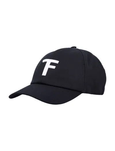 Tom Ford Tf Baseball Cap In Black