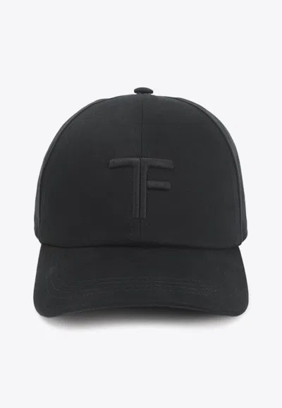 Tom Ford Tf Baseball Cap In Black