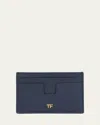 Tom Ford Tf Card Holder In Grained Leather