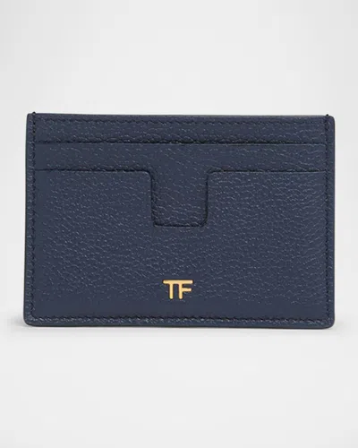 TOM FORD TF CARD HOLDER IN GRAINED LEATHER