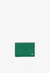 Tom Ford Tf Cardholder In Grained Leather With Money Clip In Green