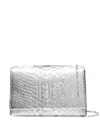 Tom Ford Tf Disco Silver Python Bag