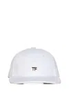 Tom Ford Embossed-logo Baseball Cap In White