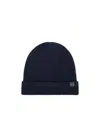 Tom Ford Tf Patch Ribbed Beanie In Black