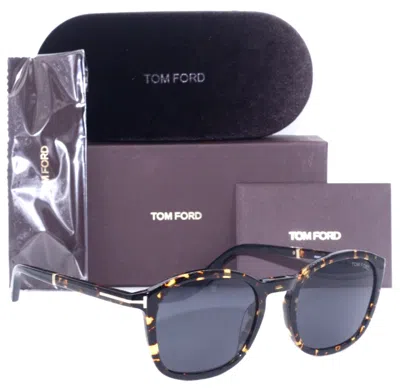 Pre-owned Tom Ford Tf1020 52a Jayson Tortoise W/smoke Grey Lens Authentic Sunglasses 52-21