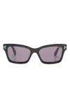 Tom Ford Mikel Square-frame Sunglasses In Black