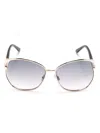 Tom Ford Oversized-frame Gradient Sunglasses In Gold