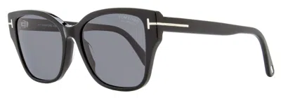 Tom Ford Tf1108 Polarized Cat-eye Sunglasses In Black