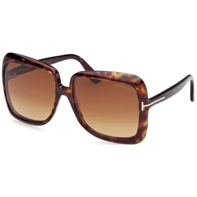 Tom Ford Tf1156 52f Sunglasses In Brown
