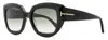 Tom Ford Full Frame Sunglasses In Black